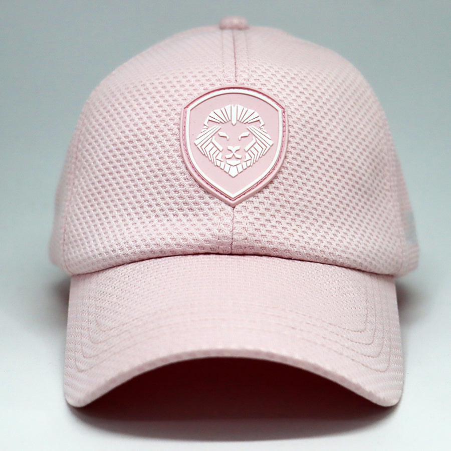 VT Shield Future Looks Bright Powder Pink Velcro Performance Hat - Adjustable Baseball Cap for Running, Golf, Outdoor Sports & Casual Wear