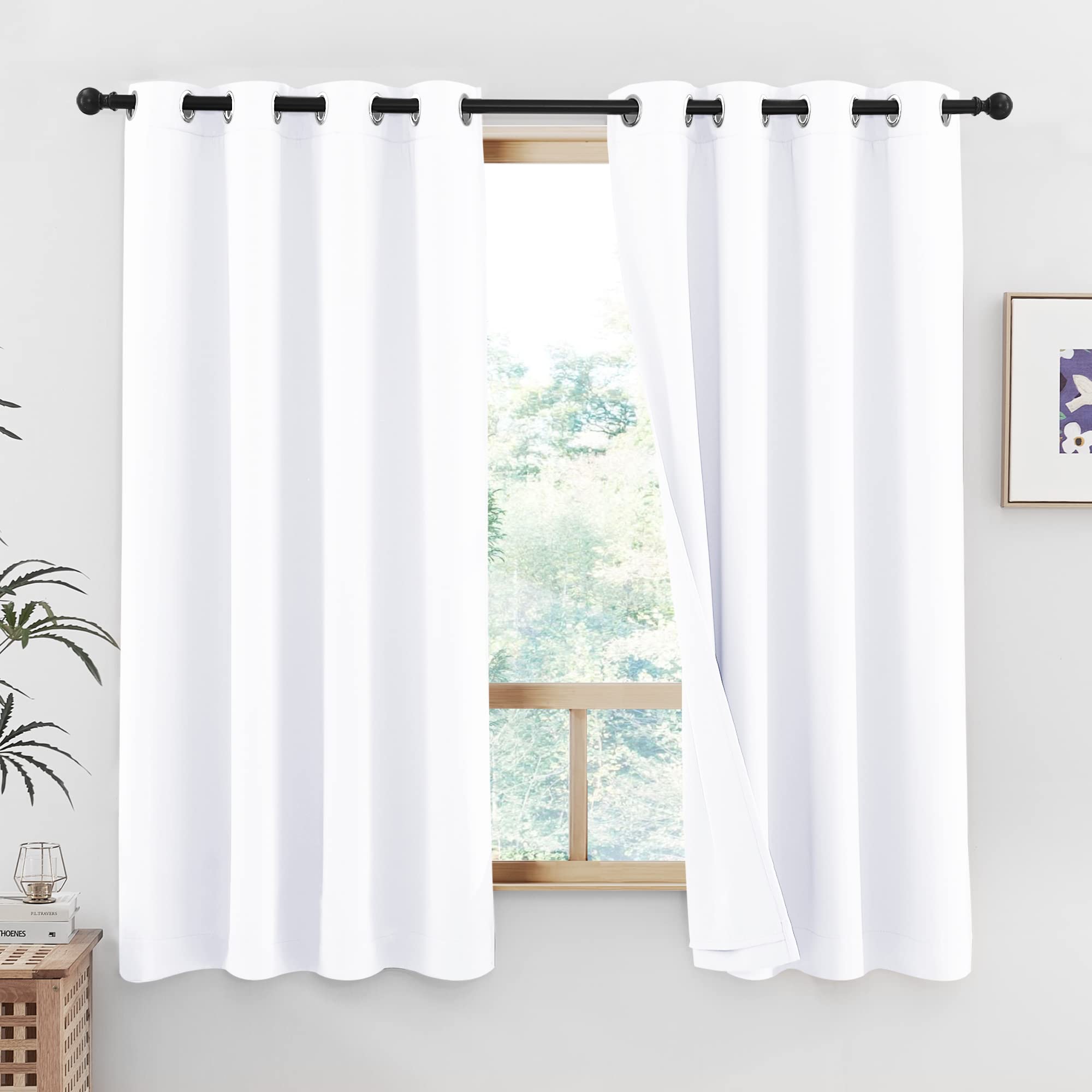 NICETOWN 100% Blackout Curtains 54