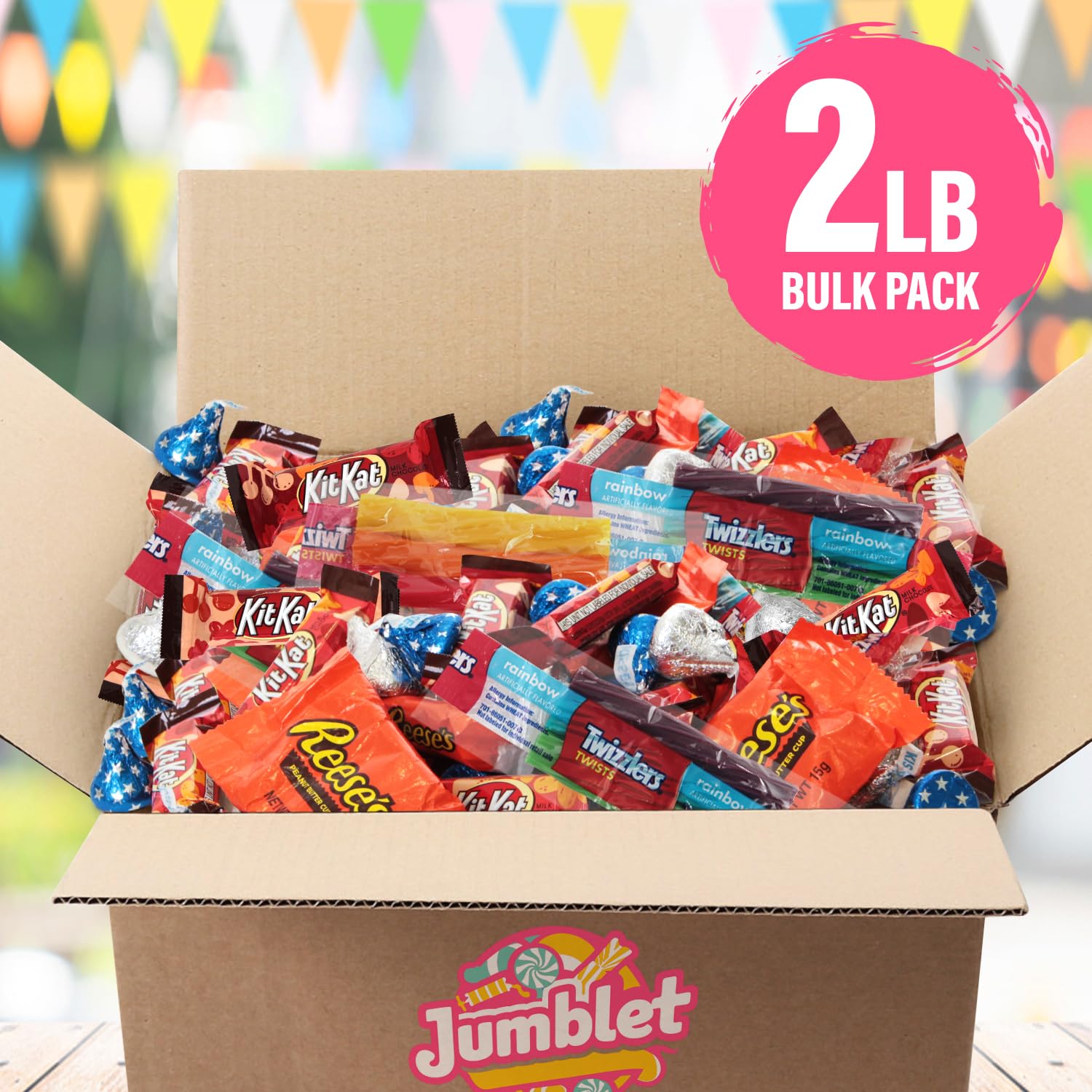 2lb Bulk Chocolate Candy Variety Pack - Individually Wrapped Assorted Chocolates for Parties, Pinatas & Celebrations | Perfect for Birthday Treats, Office Snacks & Holiday Gift Baskets