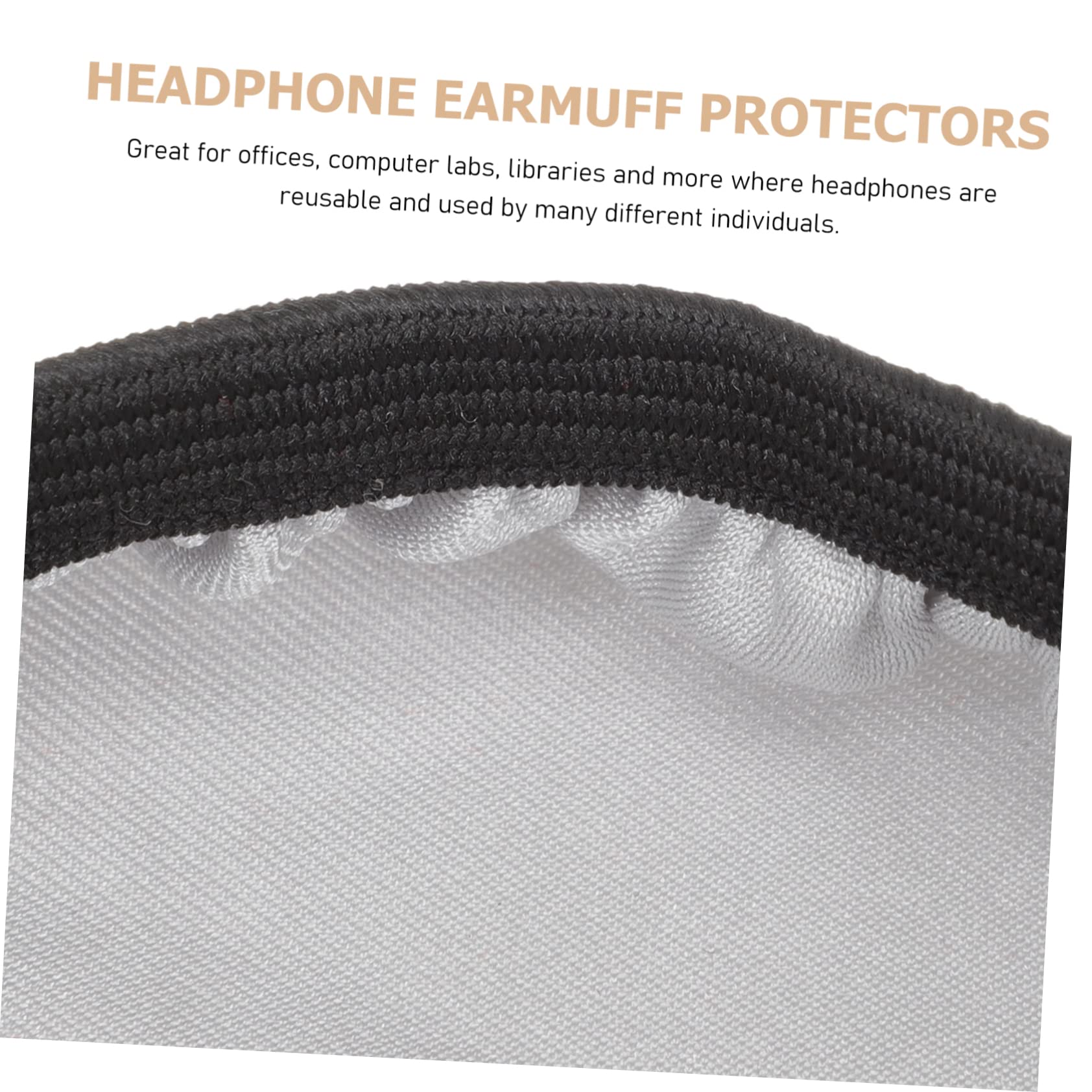 Angoily 5-Pack Stretchable Soft Washable Headphone Earcup Covers - Breathable Protectors for Sony, Bose & Beats (20 Pieces Total) - Perfect for Gym, Office & Travel Use