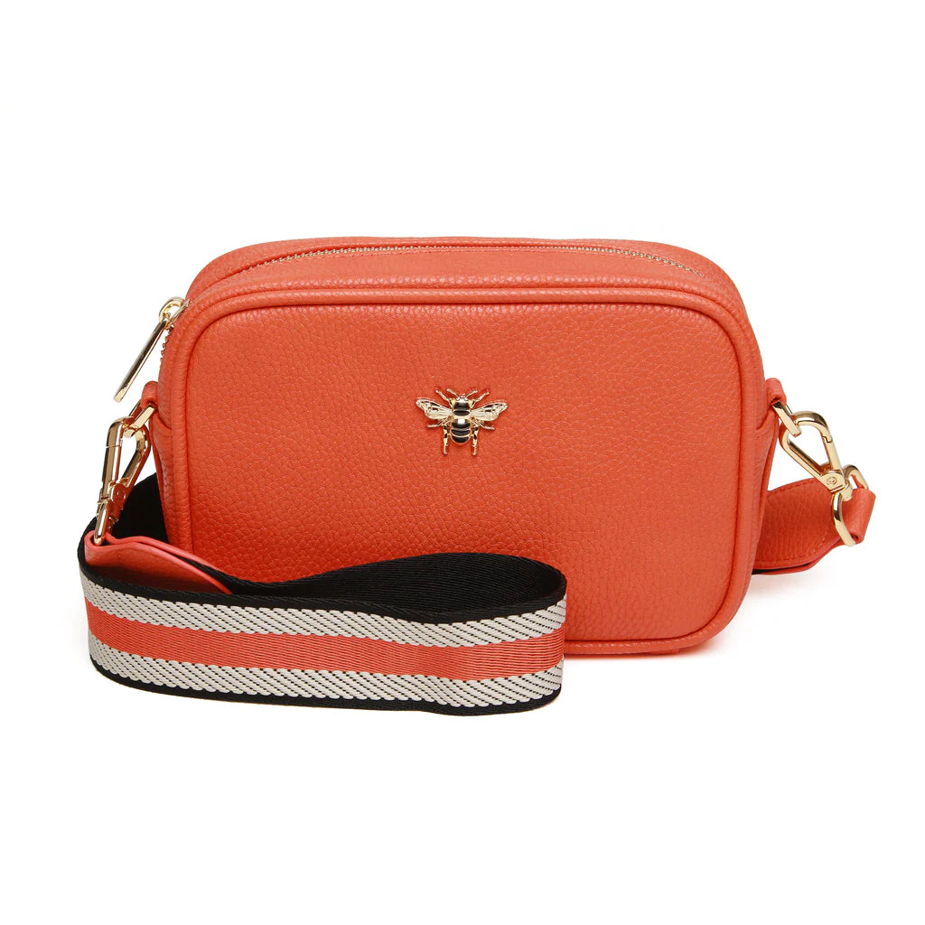 Alice Wheeler Mini Crossbody Bag - Orange | Stylish & Compact Purse for Women | Perfect for Travel, Shopping & Everyday Use