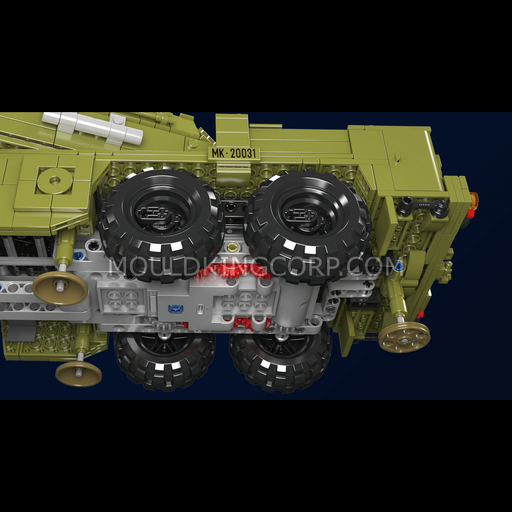 Mould King 20031 Dana Self-Propelled Howitzer Building Blocks Set - 1,923 Pieces Military Model Kit for Adults & Teens - Perfect for Collectors, Display, and DIY Engineering Projects