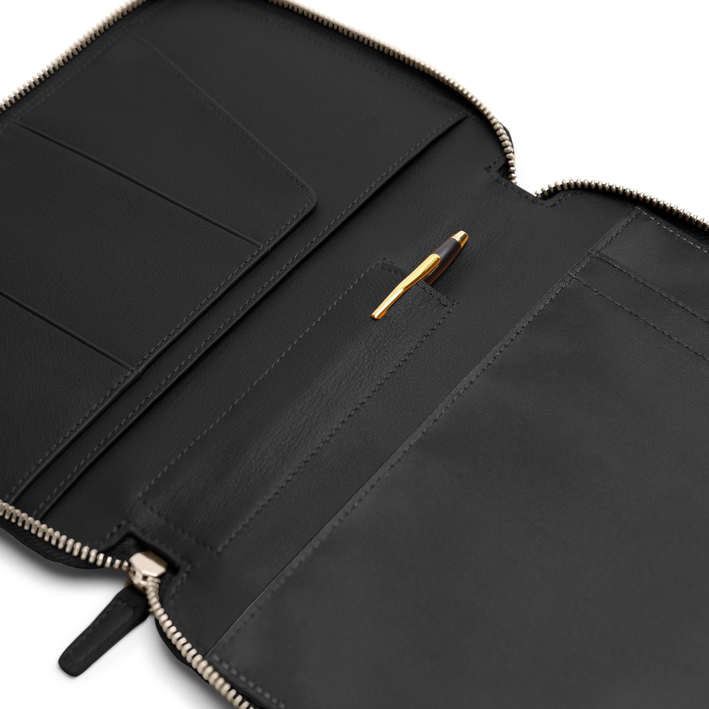 Premium A5 Zippered Spiral Notebook - Black Onyx Cover, 120 Sheets, Lined Paper for Journaling, Note Taking & Office Use | Perfect for Students, Professionals & Creative Writing