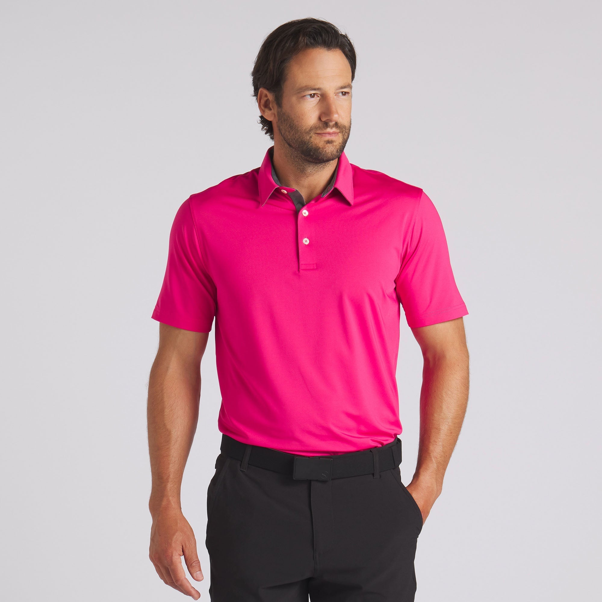 MATTR Brigade Golf Polo Shirt for Men - Breathable, Moisture-Wicking Performance Golf Shirt - Perfect for Golf Courses, Country Clubs & Casual Wear