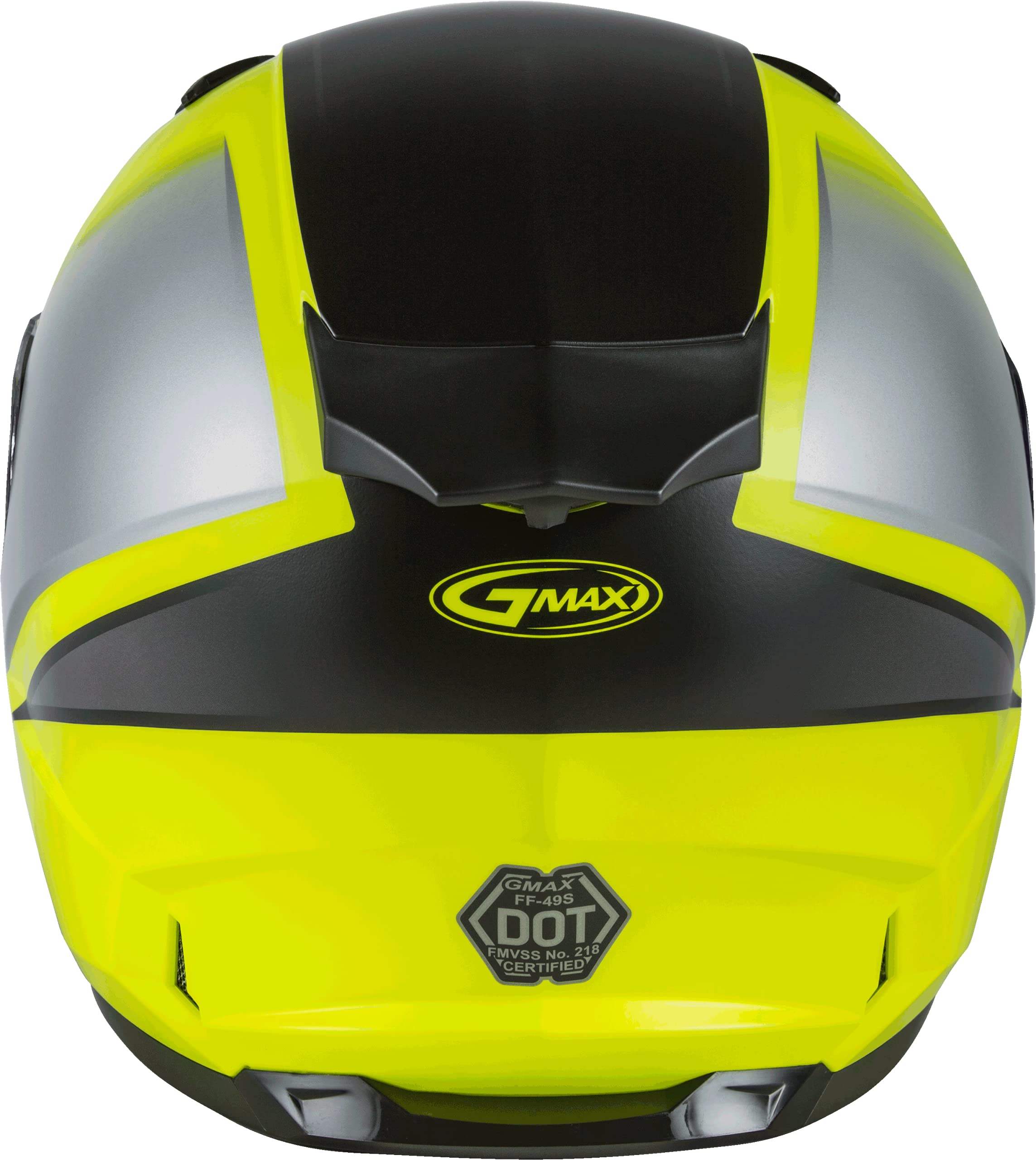 FF-49S Full-Face Snowmobile Helmet - Matte High Visibility (HI-VIS/BLK/Gry) - Size SM - Winter Sports & Extreme Weather Protection for Snowmobiling, Skiing & Outdoor Adventures
