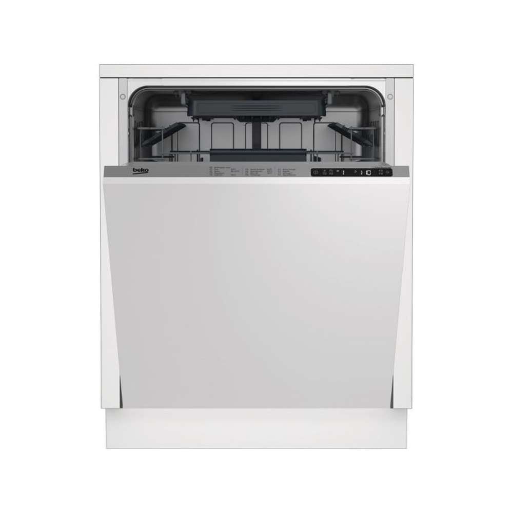 Beko Built-In Dishwasher - 14 Place Capacity Stainless Steel for Modern Kitchens & Large Families