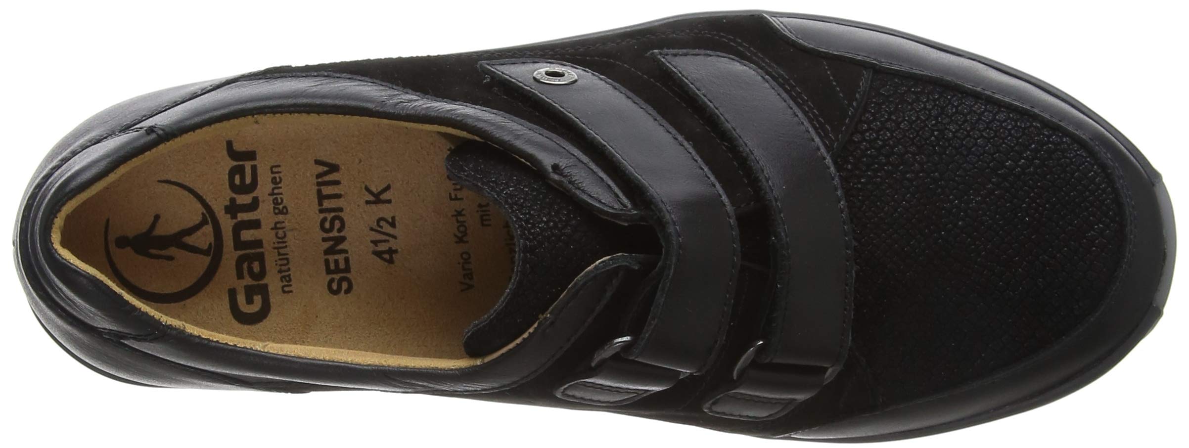Women's Black Leather Loafers UK 3.5 - Comfortable Slip-On Shoes for Work, Office & Casual Wear
