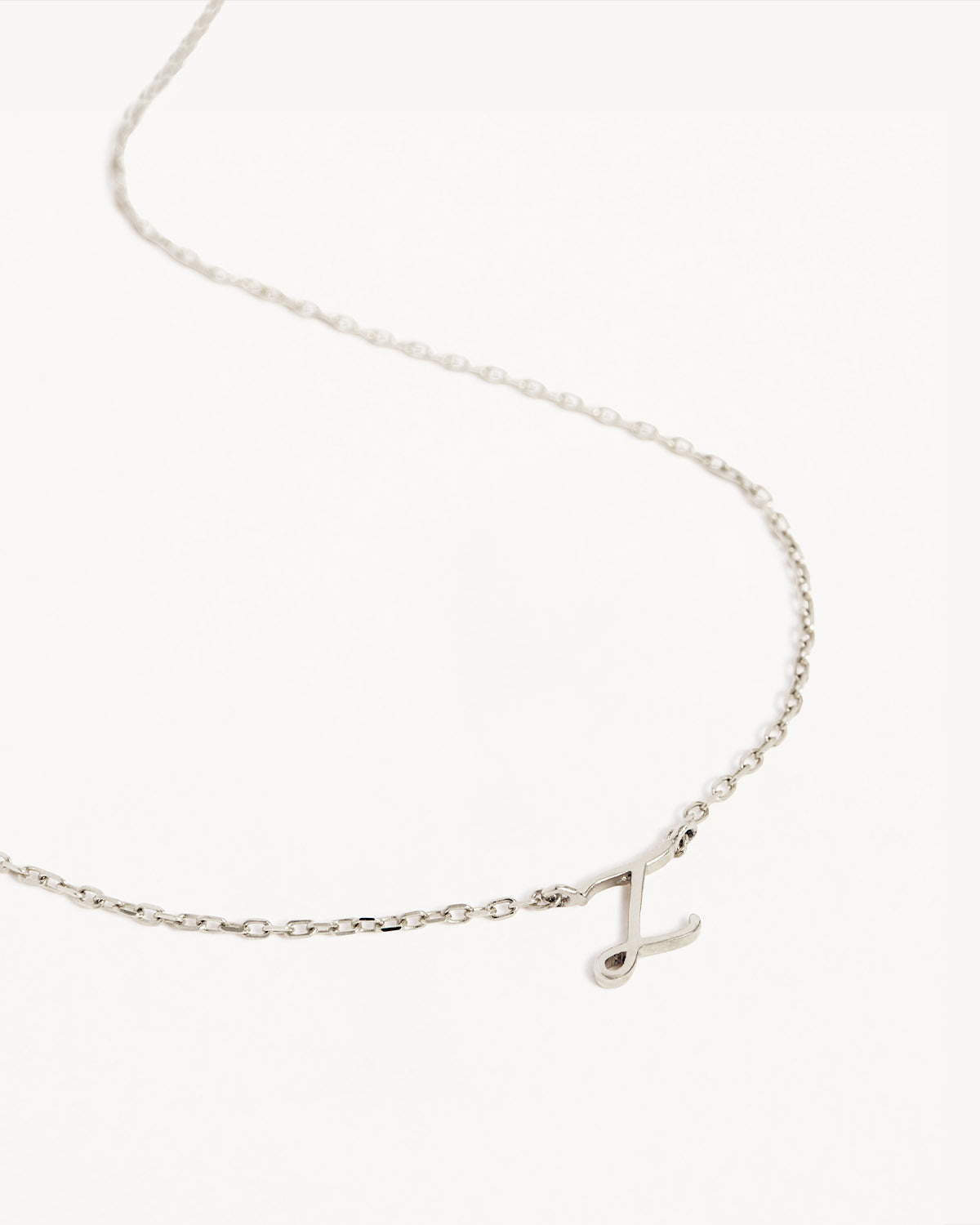 Sterling Silver Love Letter Necklace for Women - Personalized Engraved Pendant Gift for Her - Romantic Jewelry for Anniversary, Valentine's Day & Special Occasions