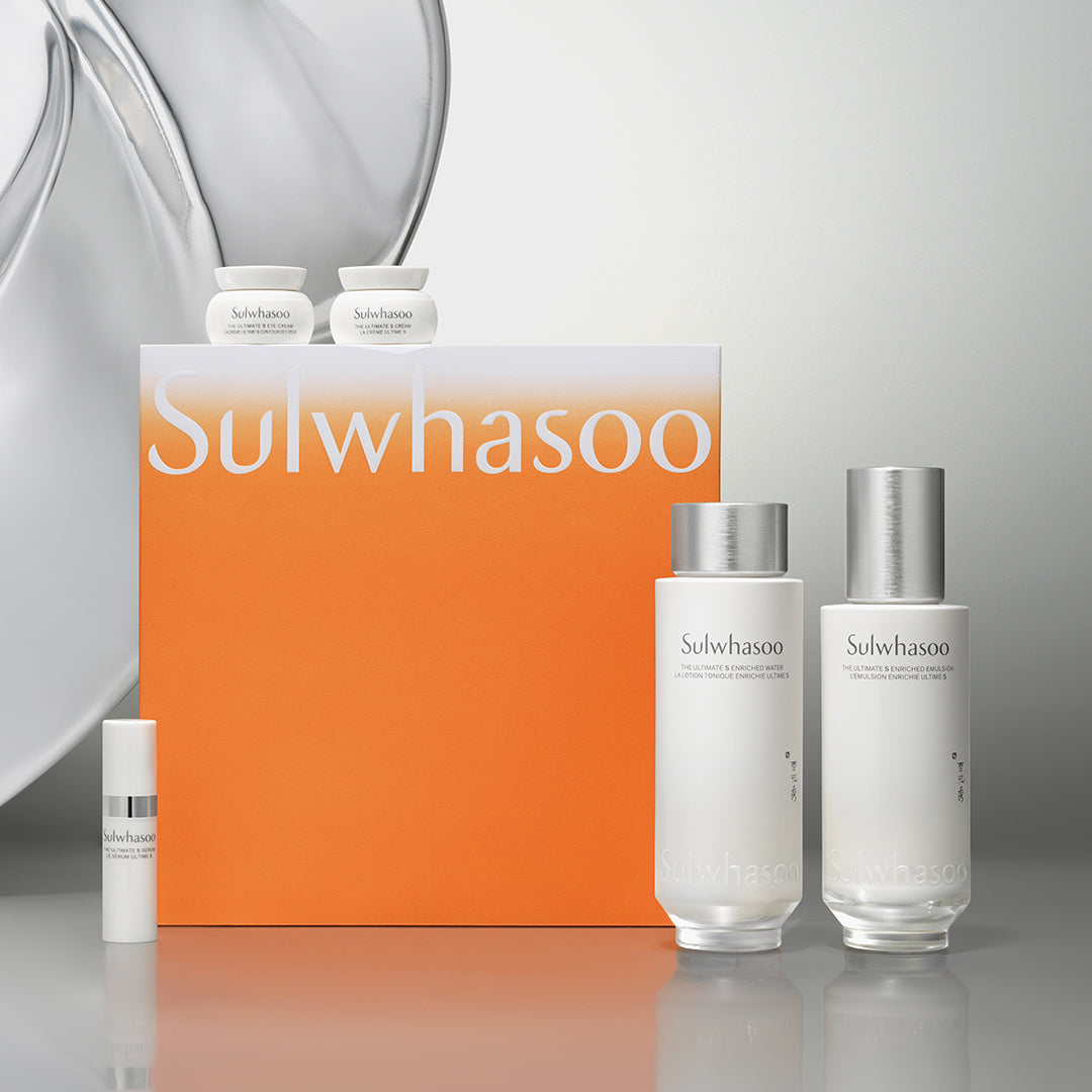 Ultimate S Enriched Water & Emulsion Set - Hydrating Skincare Duo for Glowing Skin | Perfect for Daily Moisturizing & Nighttime Routine