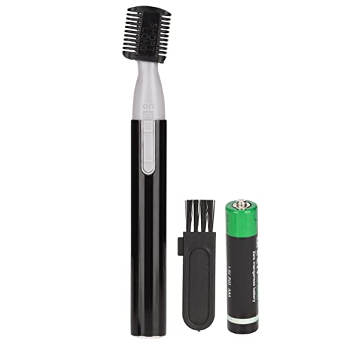 Electric Eyebrow Trimmer for Women & Men - Rechargeable Eyebrow Shaper with Washable Head, Painless Hair Remover for Precise Shaping - Perfect for Travel, Home & Salon Use (Black)