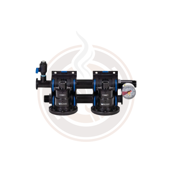 Bunn 56000.0209 WQ Twin Filter Head Manifold - Replacement Part for Commercial Coffee Brewers & Water Filtration Systems