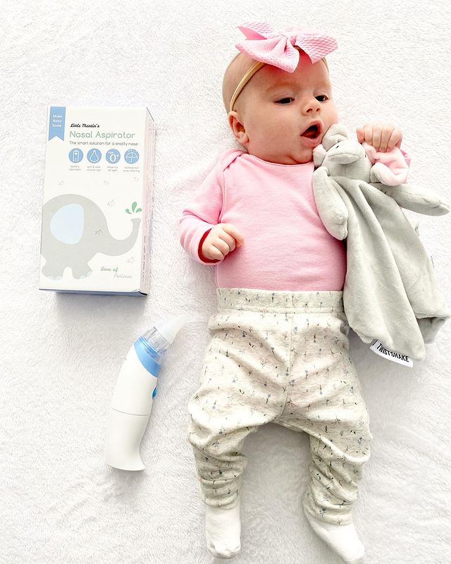 Little Martin's Baby Electric Nasal Aspirator - Safe & Quiet Newborn Nasal Suction for Congestion Relief | Perfect for Infants & Toddlers at Home or Travel