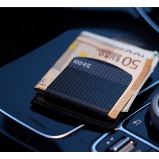 Premium Carbon Fiber Money Clip - Slim RFID Blocking Wallet for Men - Perfect for Travel, Business & Everyday Use