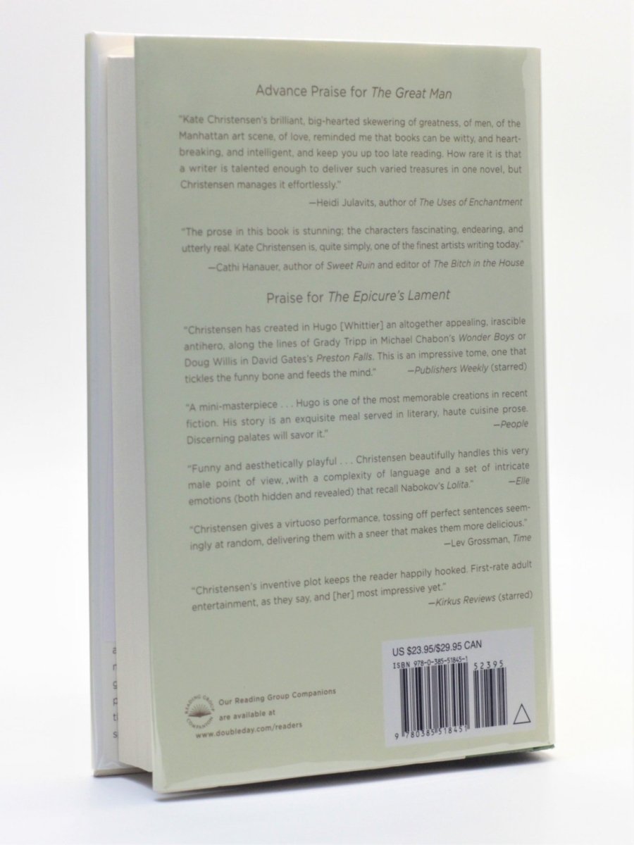 The Great Man by Kate Christensen - Signed First Edition | Collectible Literary Fiction Novel for Book Lovers & Gifts
