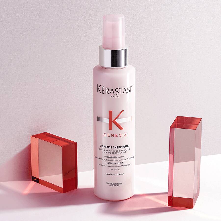 Genesis Thermal Defense Blow Dry Primer - Heat Protectant & Frizz Control for Smooth, Shiny Hair - Perfect for Salon Styling & Home Hair Care