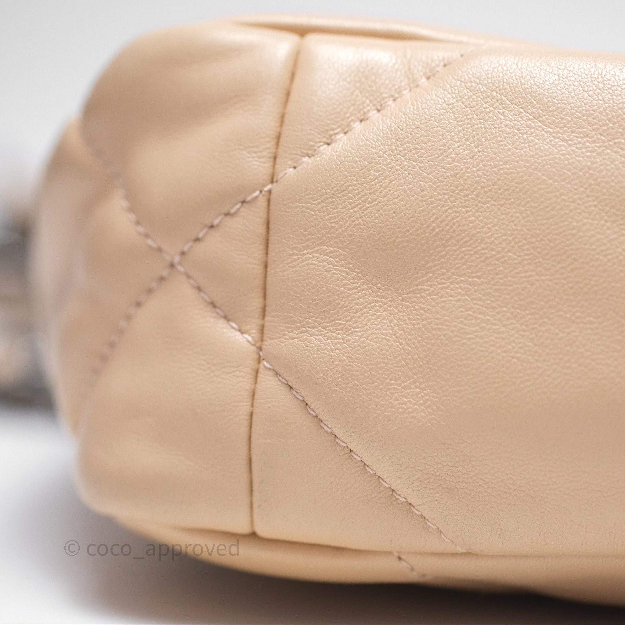 Chanel 19 Small Beige Handbag with Mixed Gold & Silver Hardware - Luxury Crossbody Bag for Women, Perfect for Date Night & Special Occasions