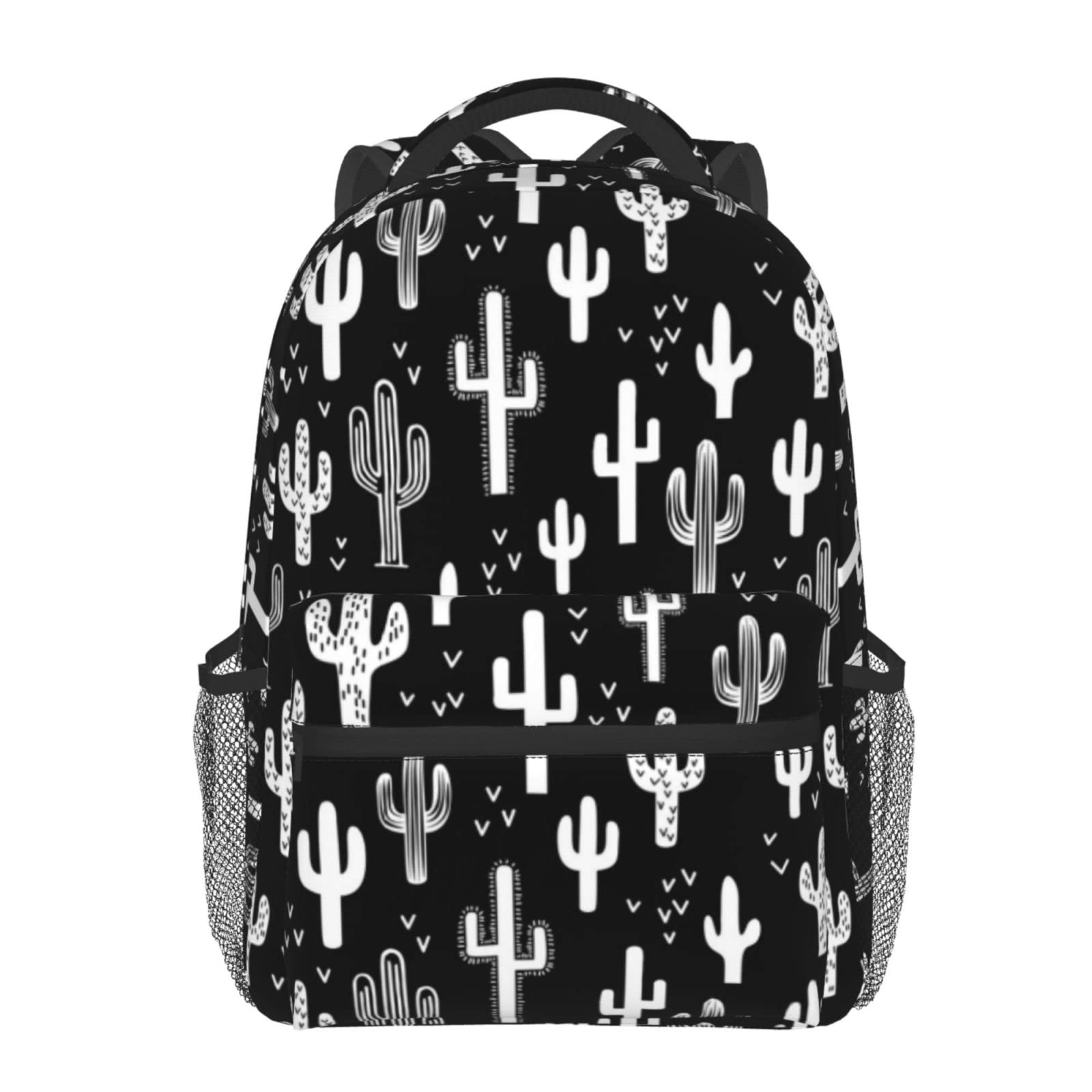 Durable Laptop Backpack for Men & Women - Large Capacity Travel Backpack with Western Cactus Design, Perfect for School, Business, Work, Gym & Outdoor Activities | Water-Resistant Daypack for Commuters & Digital Nomads