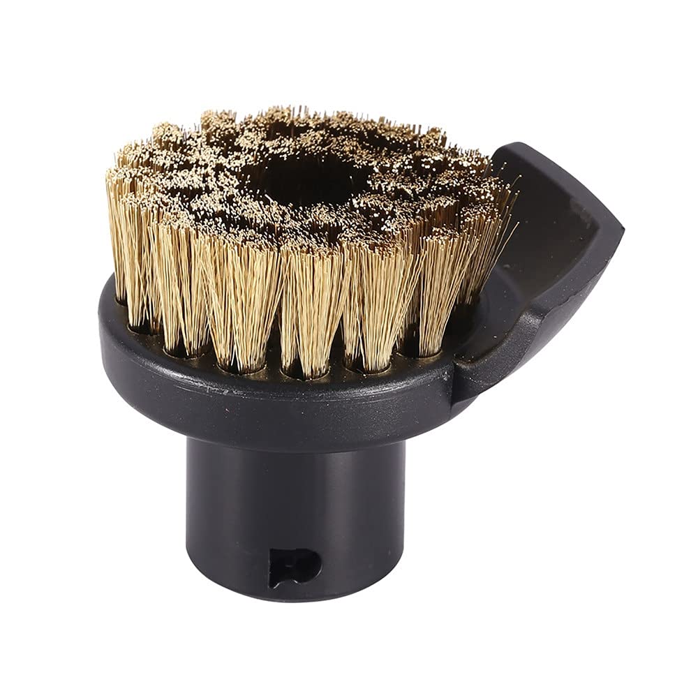 Karcher SC Series SC2 SC3 SC4 SC5 Steam Cleaner Extension Nozzle & Small Round Brush Kit - 15 Piece Set for Deep Cleaning Grout, Tiles, and Hard-to-Reach Areas