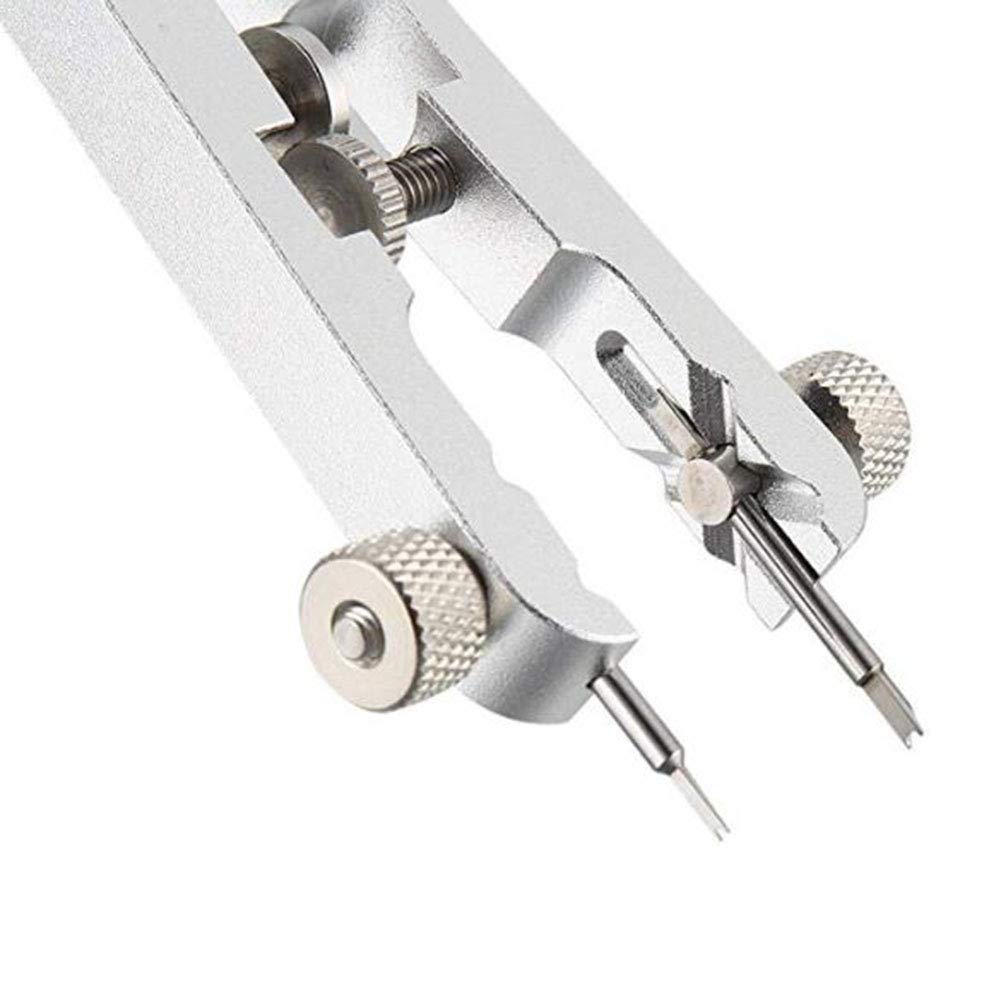 Professional Watch Spring Bar Repair Tool Kit - Stainless Steel Watch Band Pin Remover for Strap Replacement (Silver) - Perfect for Watch Repair, DIY Band Changes & Maintenance