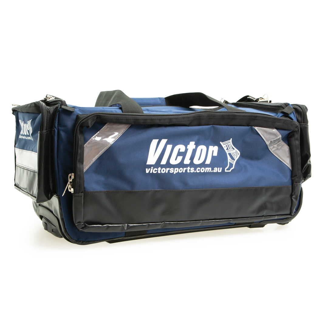 Victor First Aid Bag on Wheels - Portable Emergency Medical Kit for Home, Office & Travel | First Responder & Disaster Preparedness Supplies