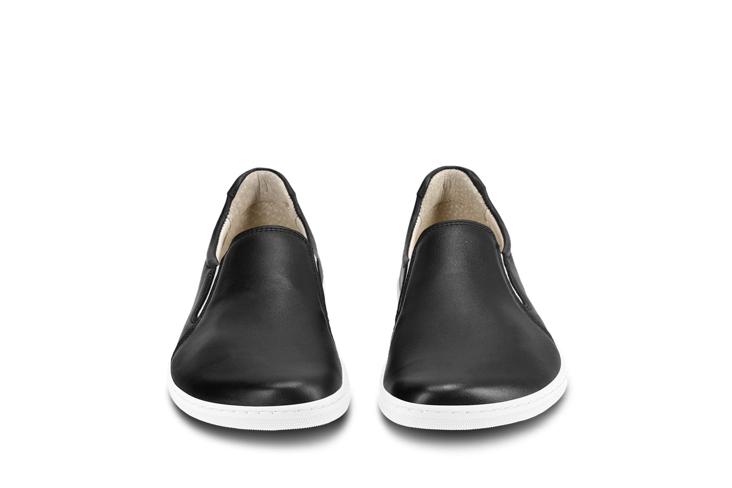 Barefoot Sneakers for Men & Women - Be Lenka Eazy Neo Minimalist Shoes in Black & White - Lightweight & Flexible for Running, Walking & Everyday Comfort