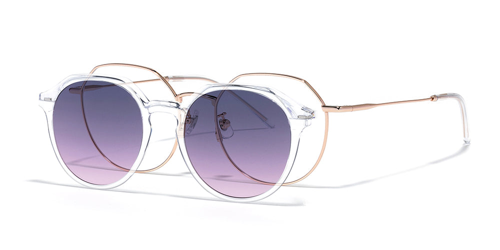 JINS Switch FASHION Metal Frame Glasses - Lightweight & Durable Eyewear for Men & Women | Perfect for Reading, Driving & Daily Wear
