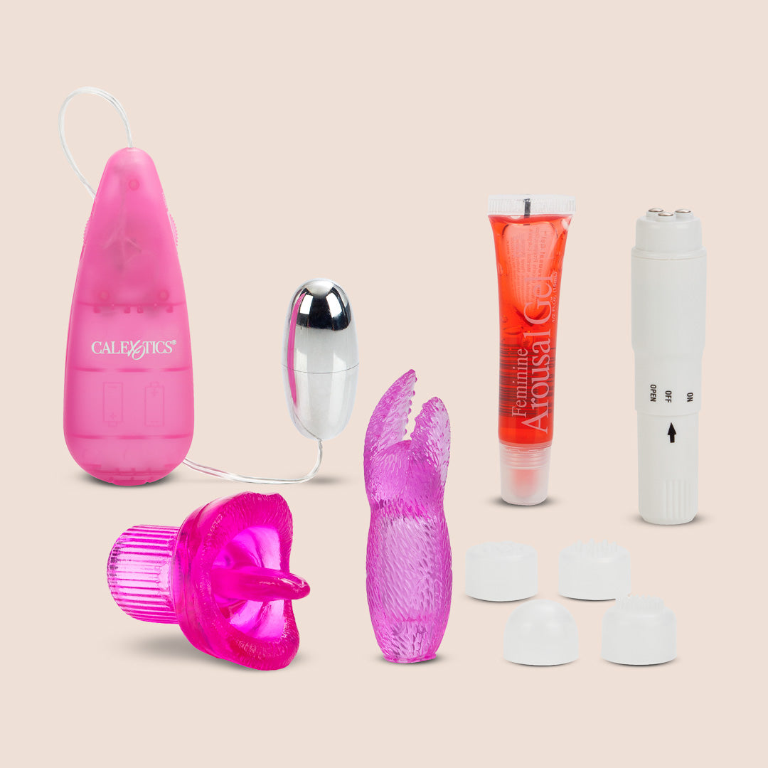 CalExotics Hers Clit Kit™ - Premium Clitoral Stimulation Kit for Women | G-Spot & Clit Massager Set | Enhance Pleasure & Orgasms | Perfect for Couples Play & Solo Intimate Moments