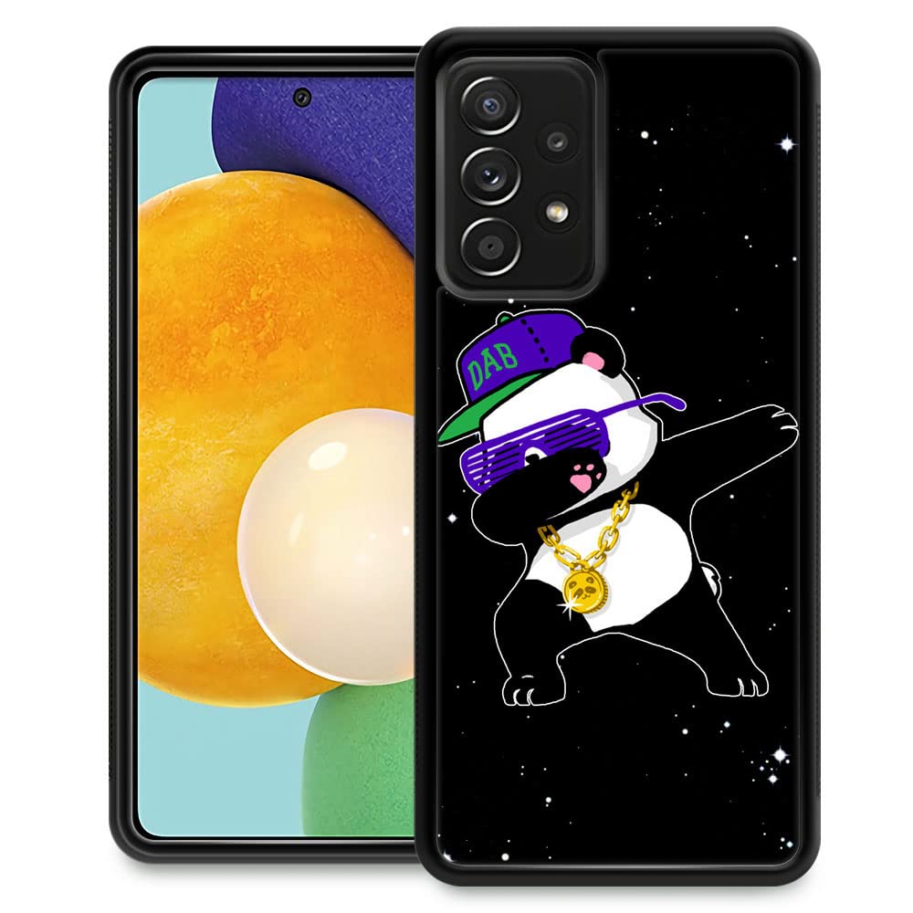 Samsung Galaxy A13 5G Case Shockproof Anti-Scratch - Star Rock Panda Design Protective Cover for Boys & Men - Compatible with 6.5-inch Samsung A13 - Perfect for Daily Use, Travel & Outdoor Activities