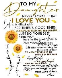 Sunflower to My Daughter