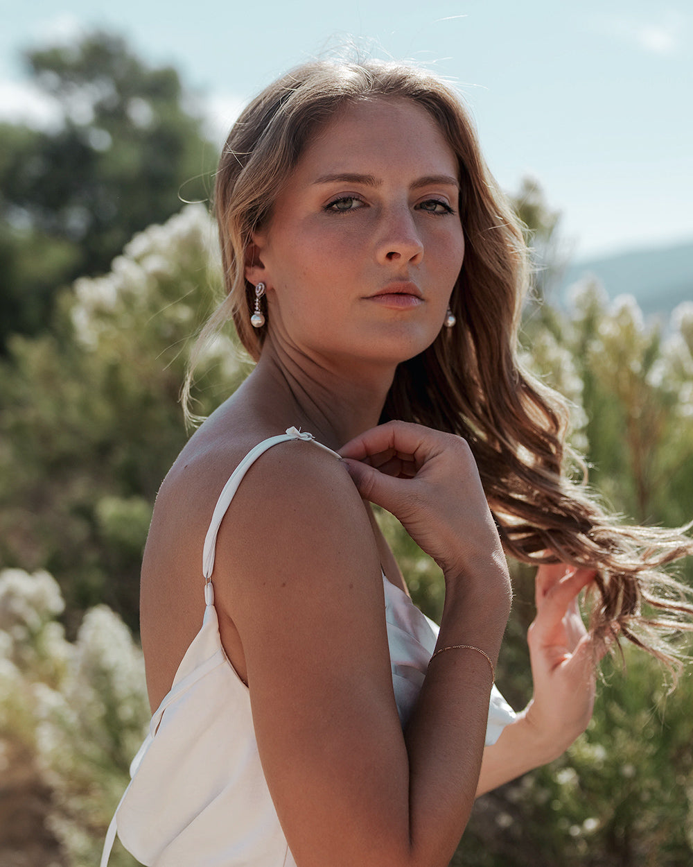 Elegant Audrey Pearl Earrings for Women - Classic & Timeless Jewelry Gift for Her | Perfect for Weddings, Parties & Everyday Wear