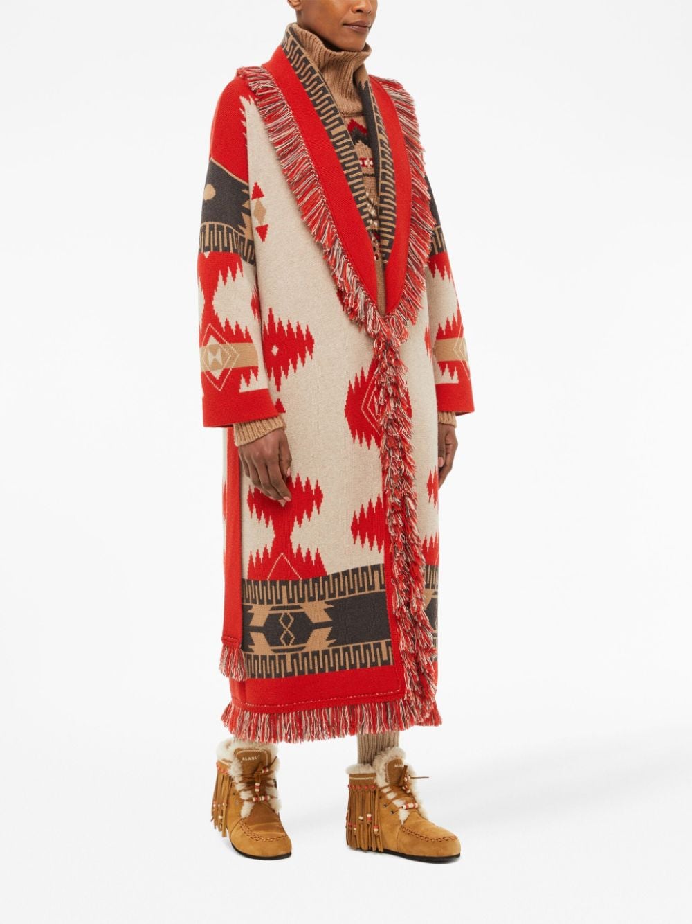Alanui Red Knit Sweater for Women - Cozy Winter Pullover for Casual Wear & Layering