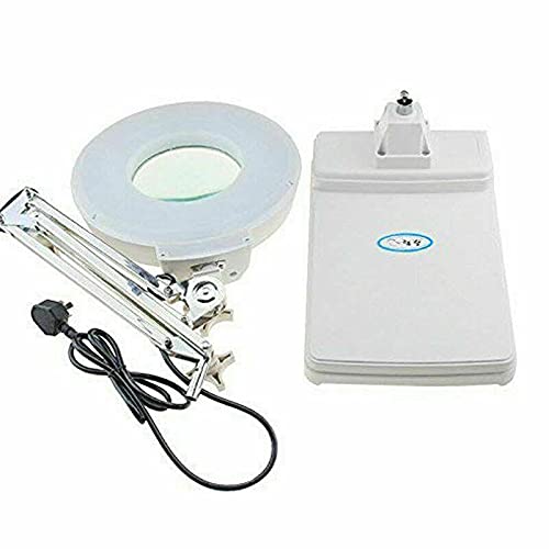 20X & 10X Adjustable LED Magnifying Desk Lamp - Bright Illumination for Precision Work, Jewelry Making, Watch Repair & Hobby Crafts