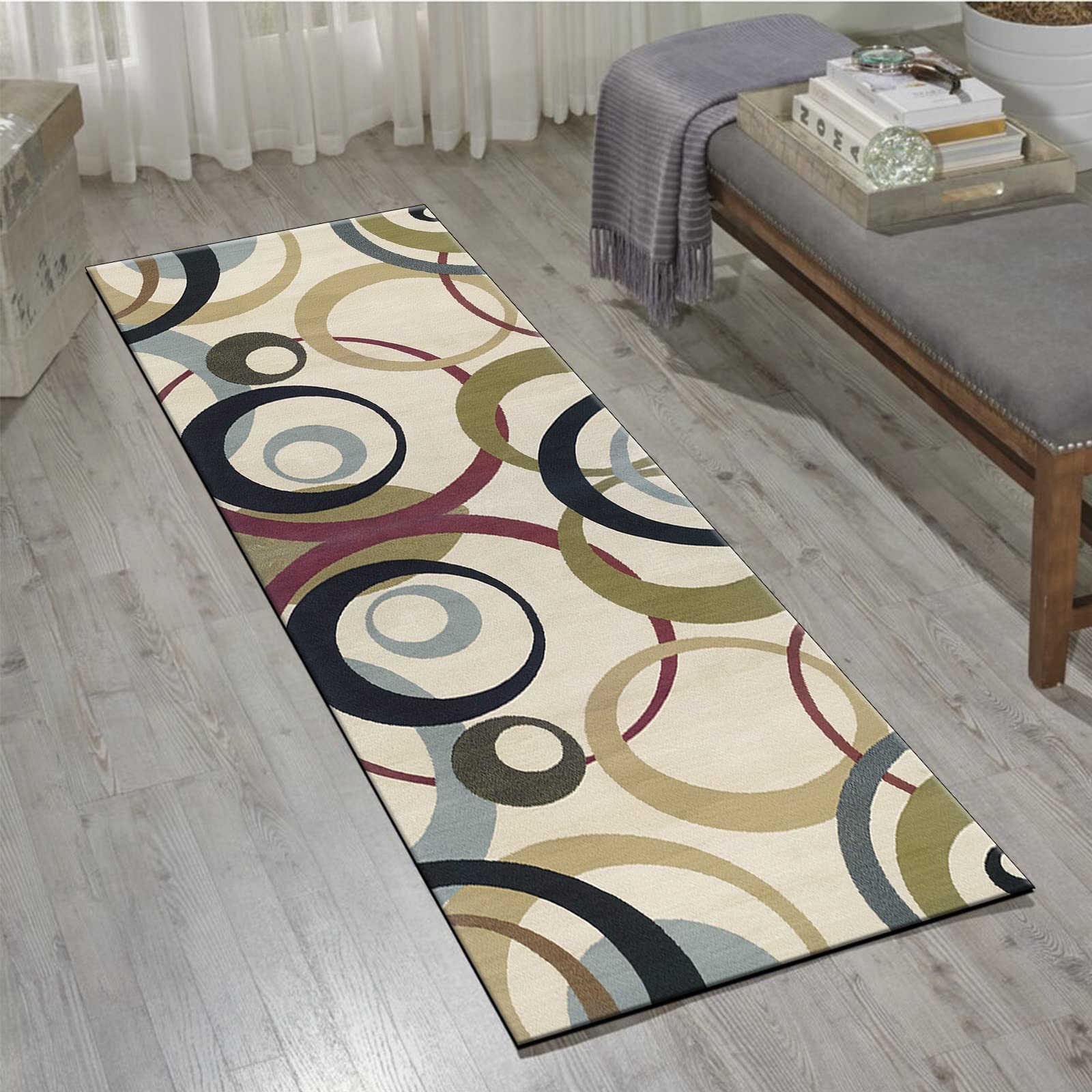 Non-Slip Kitchen Runner Mat 15'x1'3
