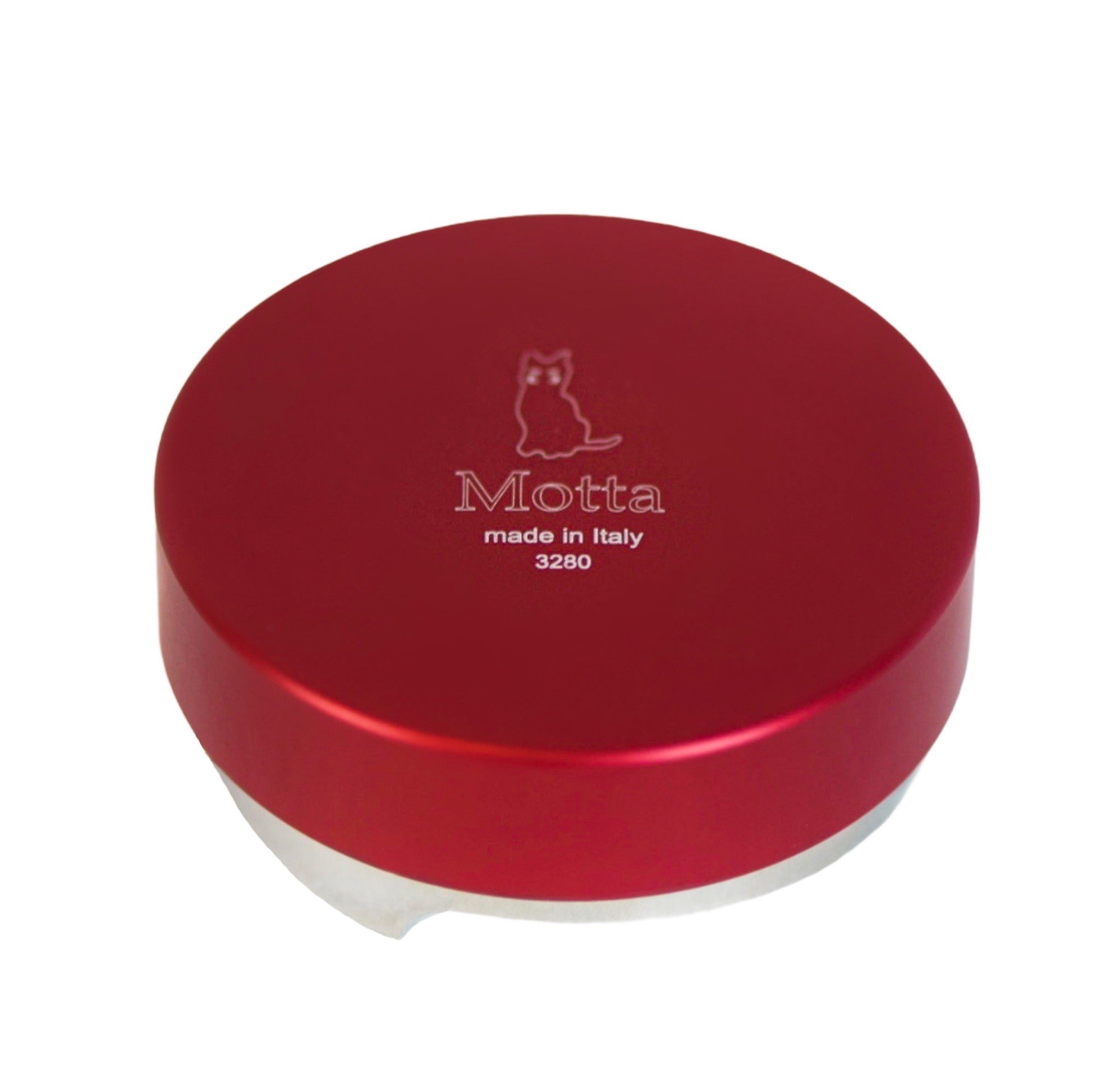 MOTTA 58mm Coffee Distributor & Leveler - Red - Perfect for Espresso Puck Prep, Barista Tools, and Home Coffee Brewing