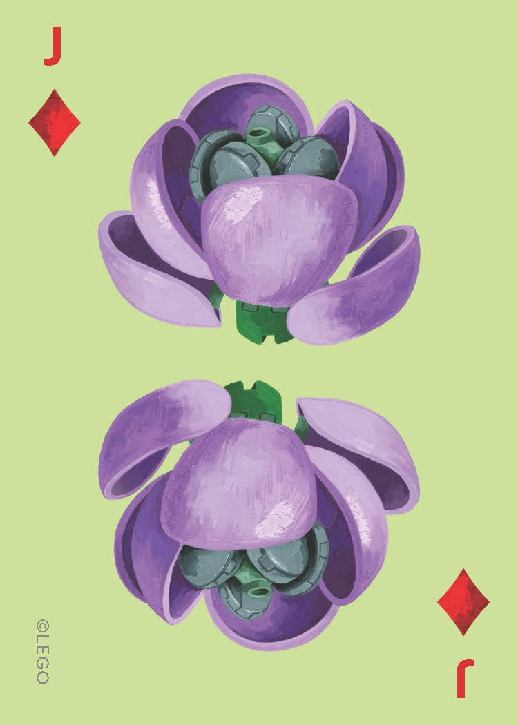 LEGO® Botanical Playing Cards – Beautiful Floral Design Deck for Card Games, Collectors & Gifts | Perfect for Poker, Magic Tricks, Family Game Nights & LEGO® Fans