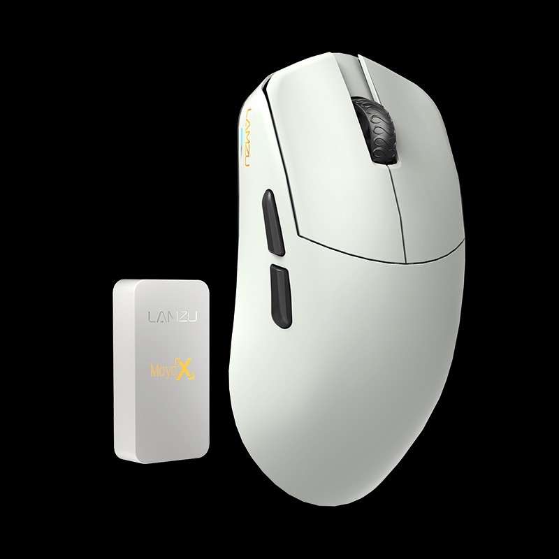 Lamzu Maya X Wireless Gaming Mouse - Lightweight, Ergonomic Design for PC & Mac - Perfect for FPS, MOBA, and Esports Gaming