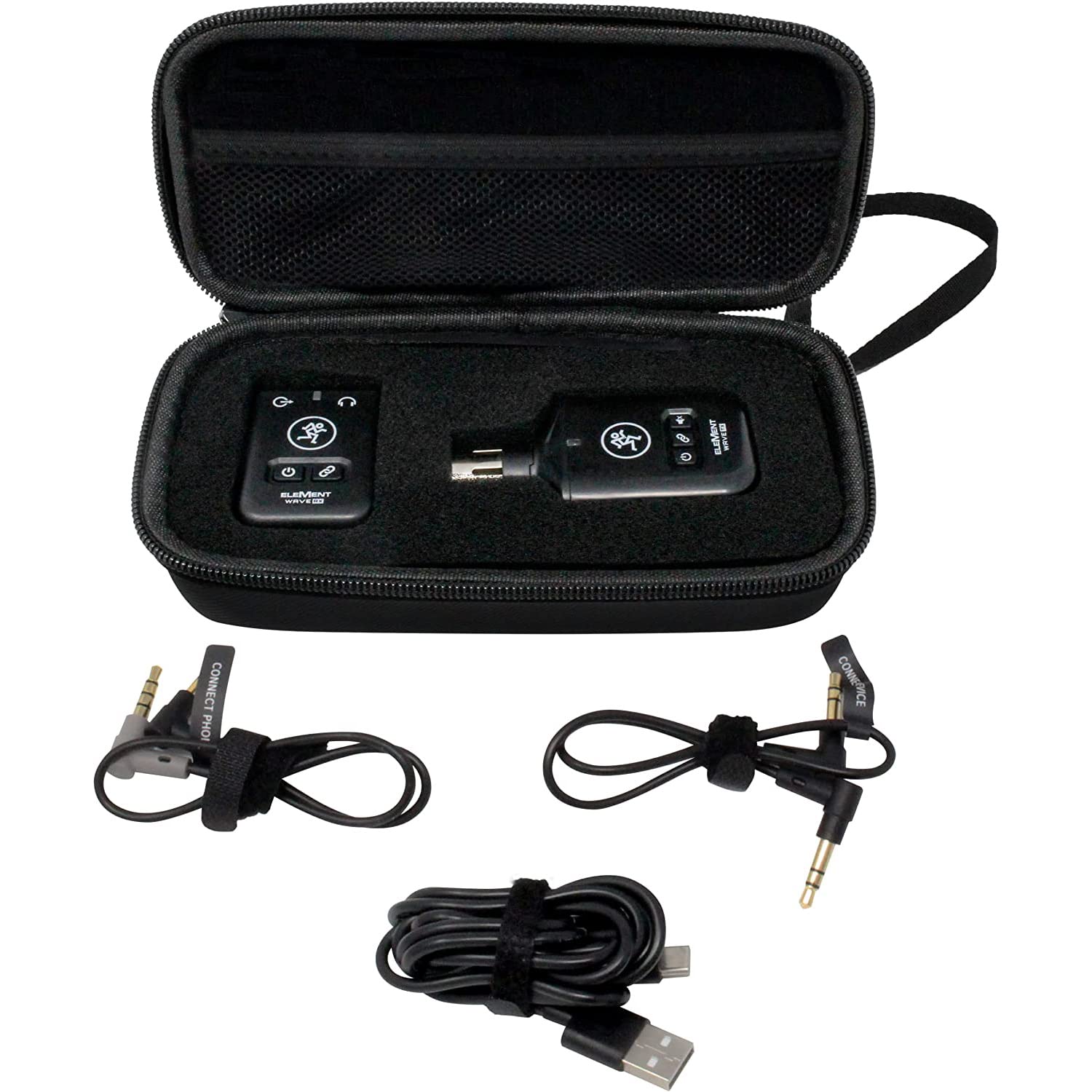 Mackie EleMent Wave XLR Wireless Microphone System - Professional Wireless Mic Kit for Live Performances, Podcasting & Studio Recording