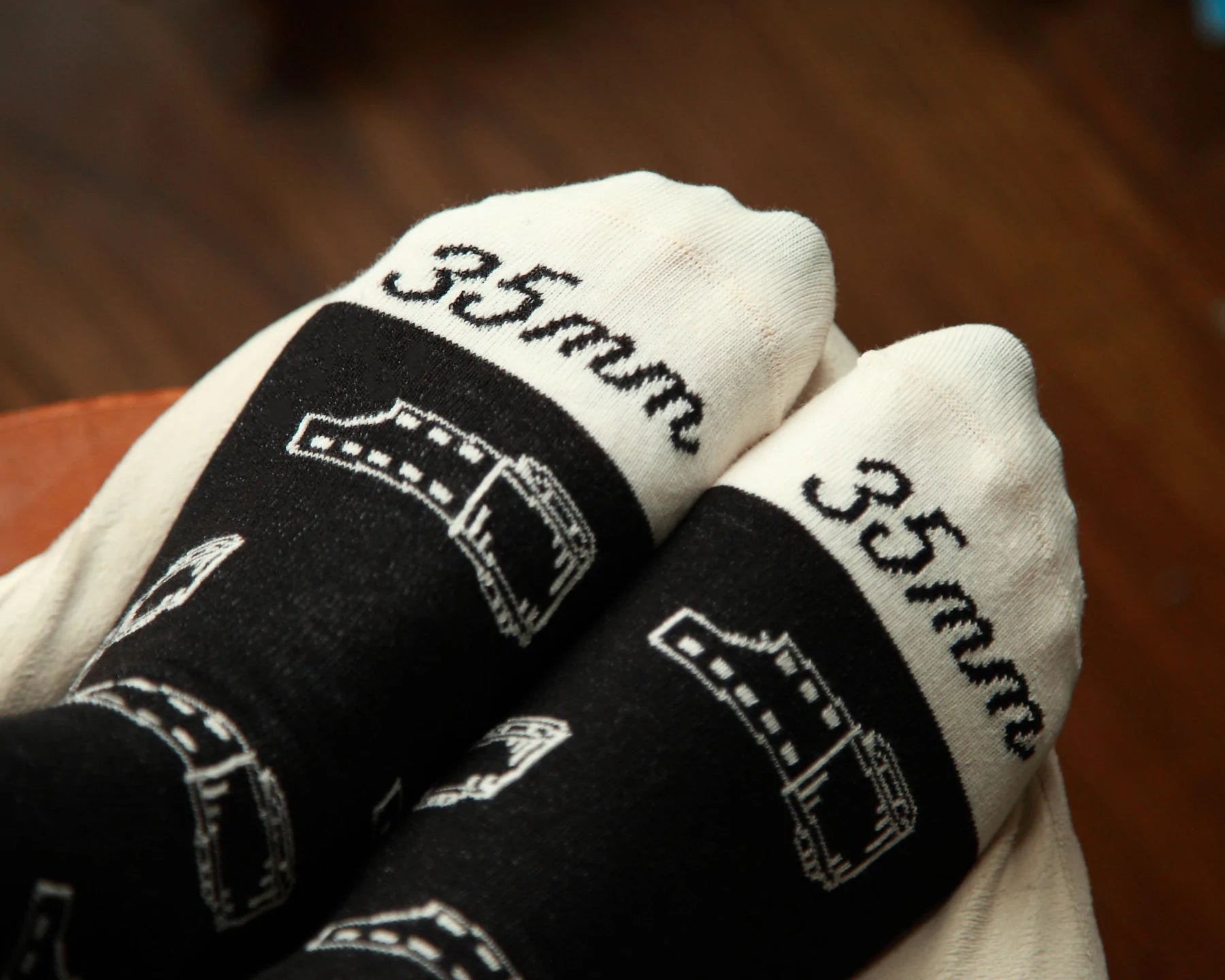 35mm Film Camera Socks - Black - Cozy & Stylish Photography Accessories for Film Enthusiasts - Perfect for Camera Storage & Travel Protection