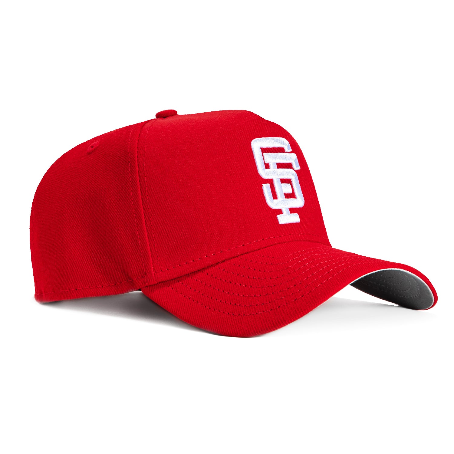 New Era 9Forty A-Frame San Francisco Giants Snapback Hat - Red & White Adjustable Baseball Cap for Men & Women - Perfect for Games, Streetwear & Fan Collections