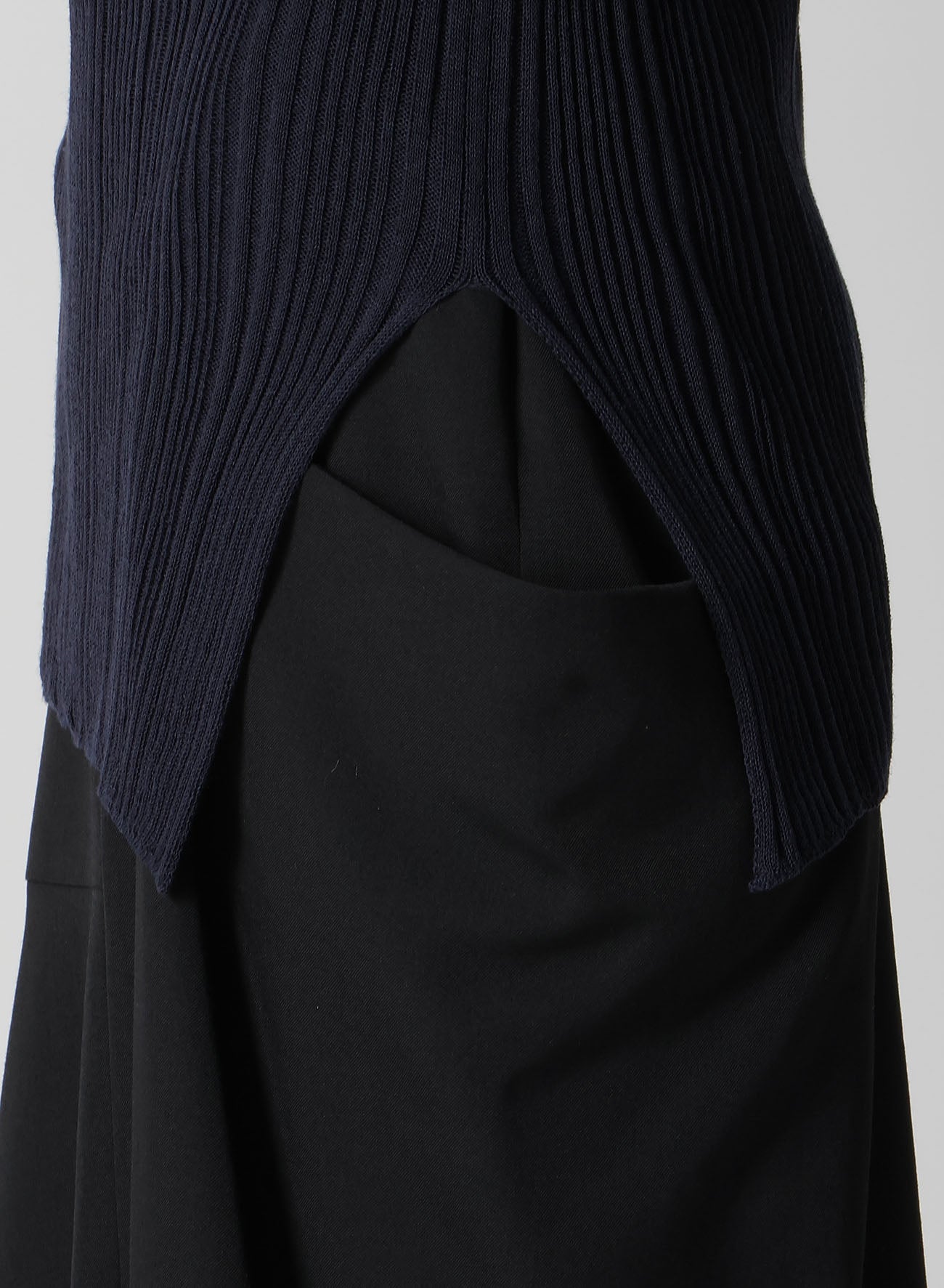 12G2P Random Thin Rib Asymmetrical Sleeveless Knit Top - Trendy Women's Fashion for Casual Wear & Night Out