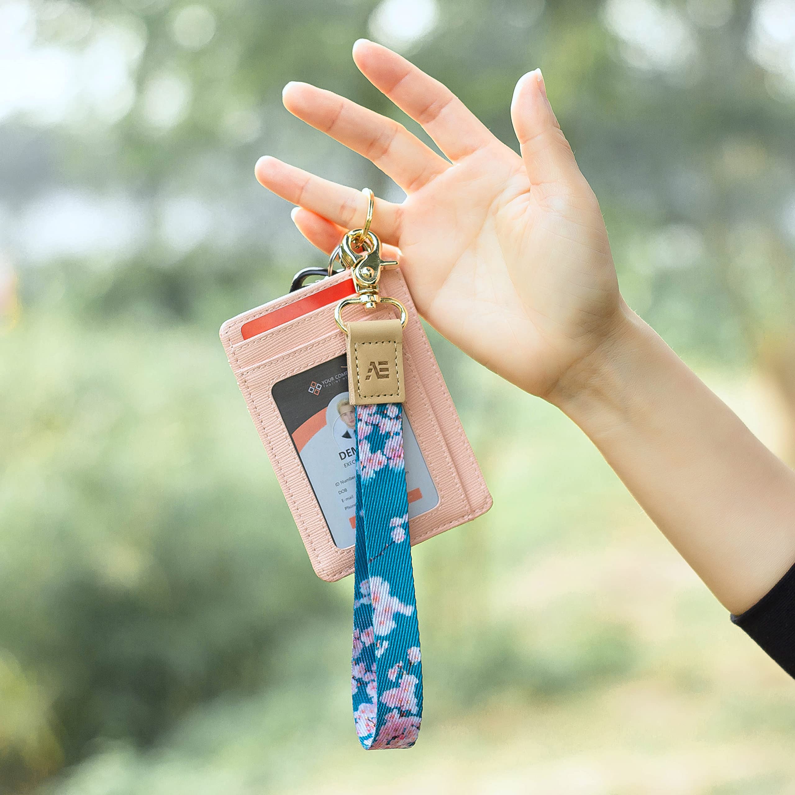 EcoVision 2-Pack Keychain Lanyards for Keys & Wristlet - Women's Key Holder with 4 Keyrings - Perfect for Work & Travel