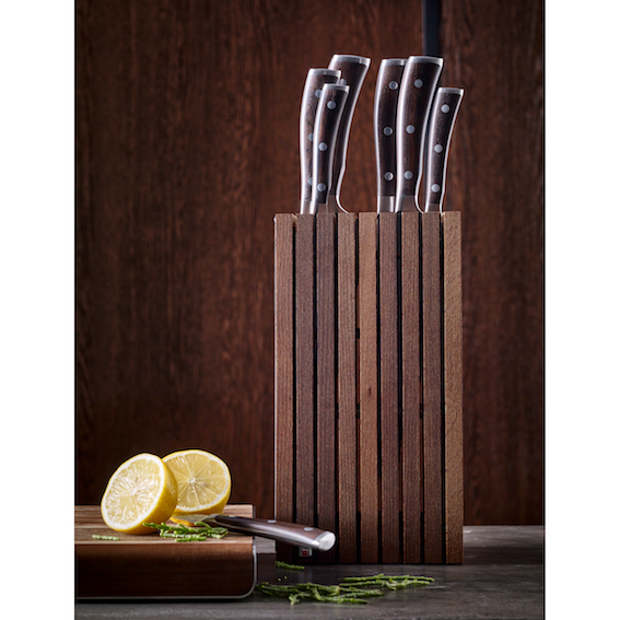 WUSTHOF Ikon Premium German Stainless Steel Knife Block Set - 7-Piece Kitchen Knives for Professional Chefs & Home Cooking, Perfect for Slicing, Dicing & Food Prep