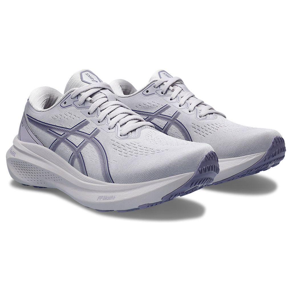 Asics Women's Gel Kayano 30 Running Shoes - Lightweight Stability Sneakers in Lilac Hint Ash Rock for Marathon Training & Everyday Comfort