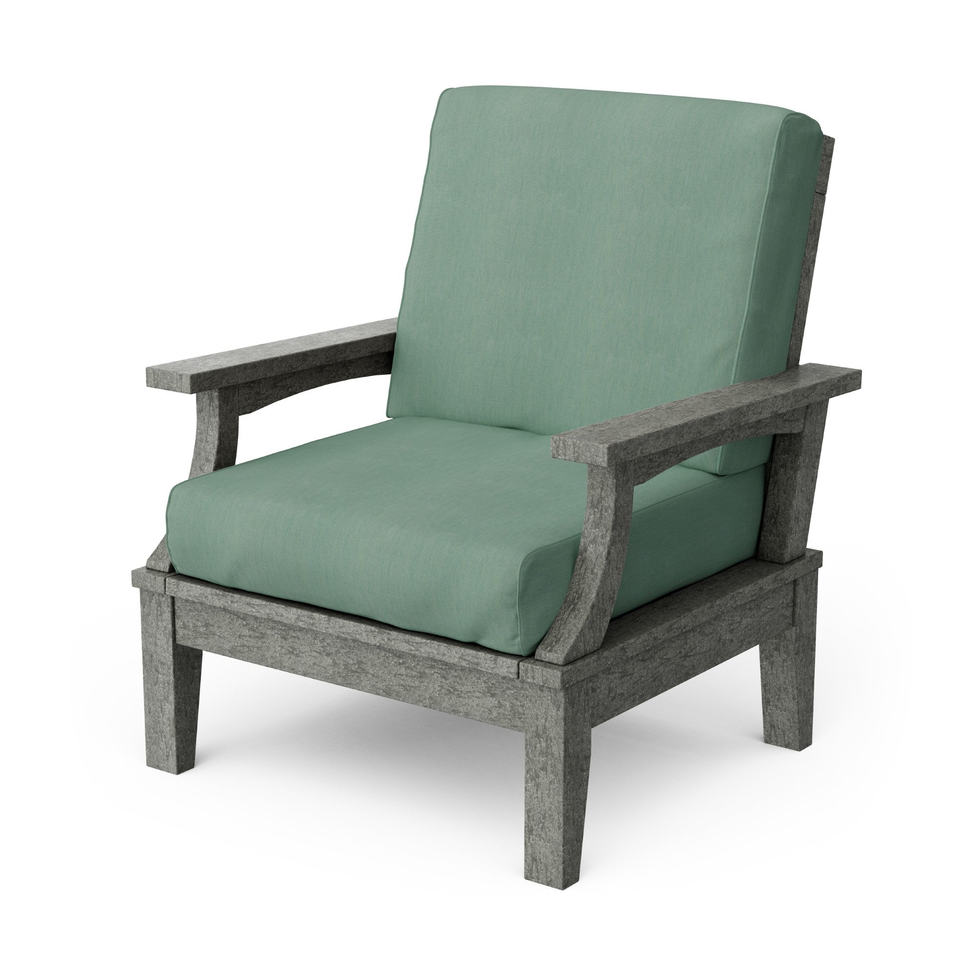 Heritage Deep Seating Patio Chair with Weather-Resistant Cushions - Outdoor Lounge Furniture for Garden, Poolside & Backyard Relaxation