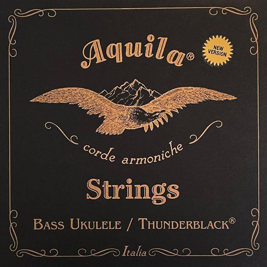 Bass Ukulele Strings - Black AQ-BUB 140U | Premium Quality for Smooth Playability & Rich Tone | Perfect for Live Performances, Studio Recording & Practice Sessions