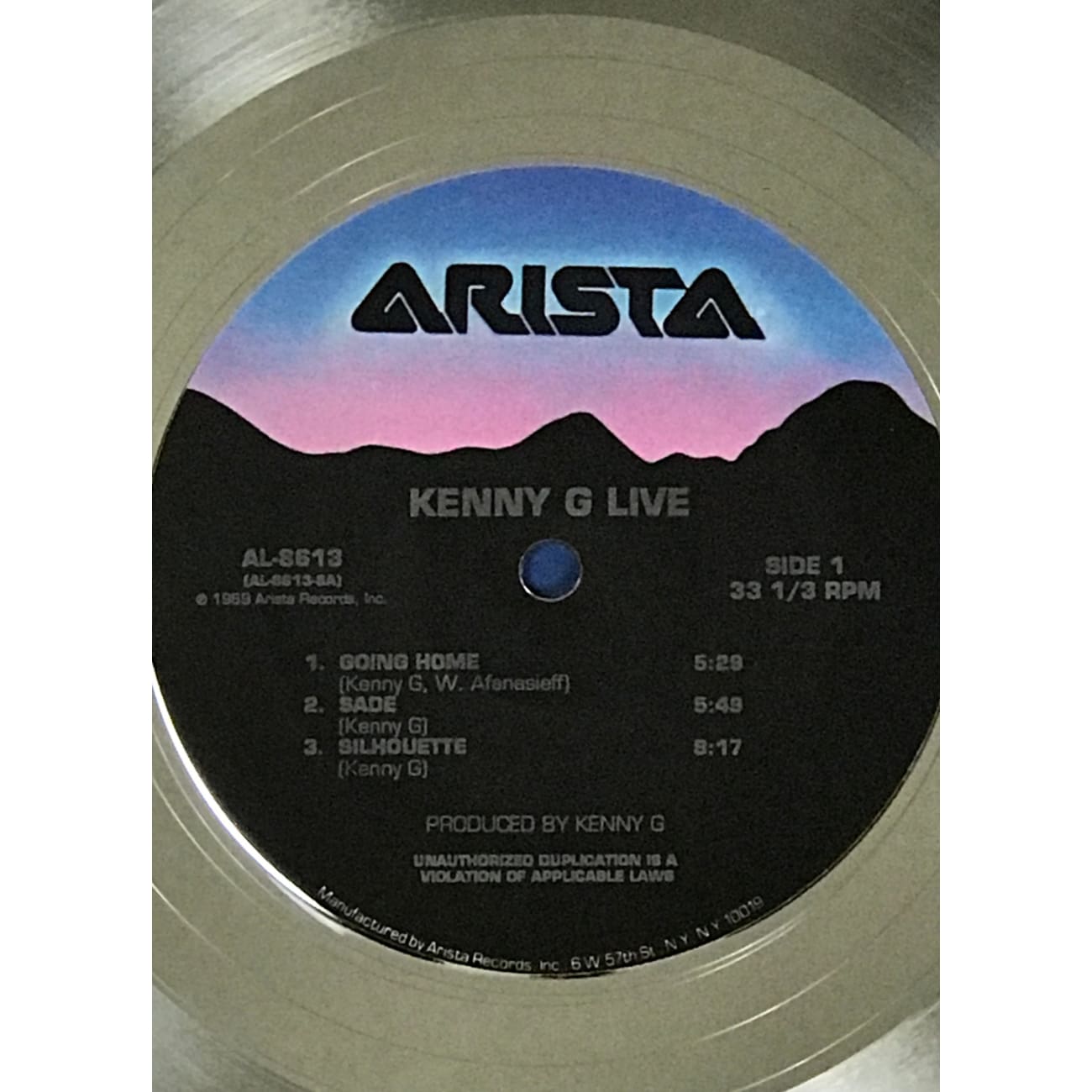 Kenny G Live RIAA Platinum Album Award - Official Certified Music Collectible for Fans & Display - Perfect for Home Decor, Music Rooms & Gift Giving