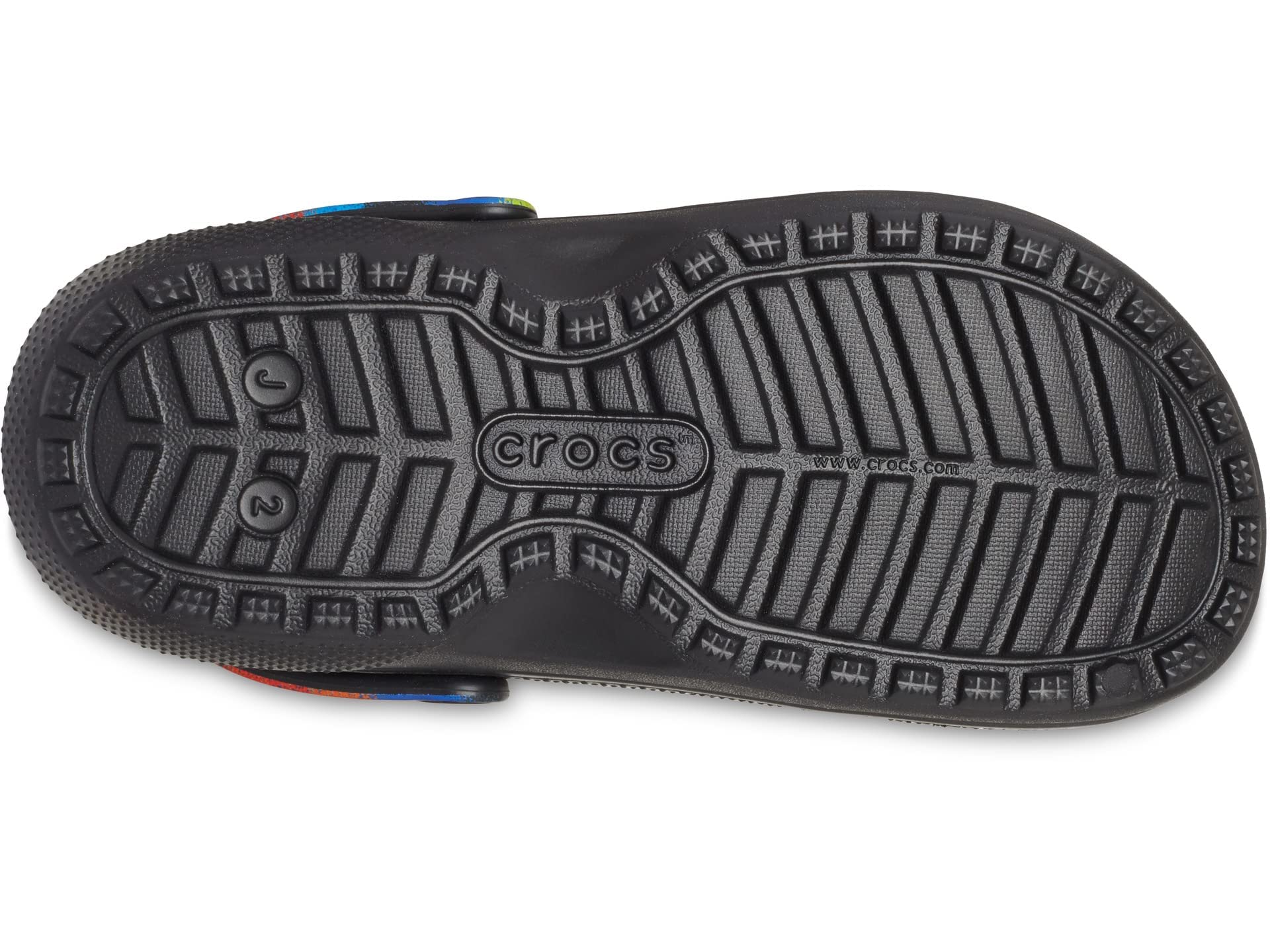 Crocs Unisex-Child Classic Lined Spray Dye Clog | Waterproof Kids Shoes for Indoor & Outdoor Play | Comfortable Slip-On Clogs for Boys & Girls