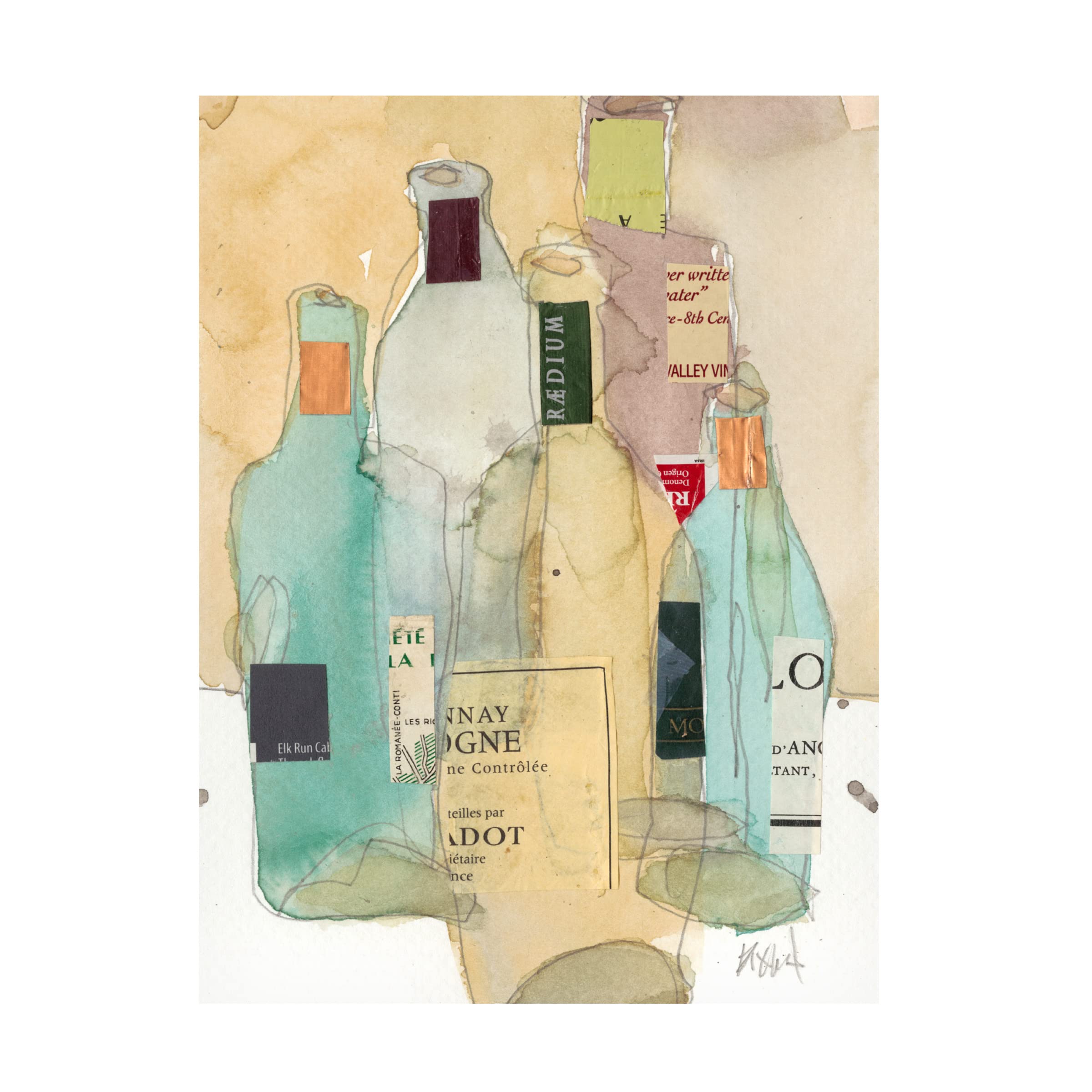 Samuel Dixon 'Wines and Spirits II' Canvas Wall Art Print - Premium Trademark Fine Art for Home & Office Decor | Perfect for Dining Rooms, Bars & Wine Cellars