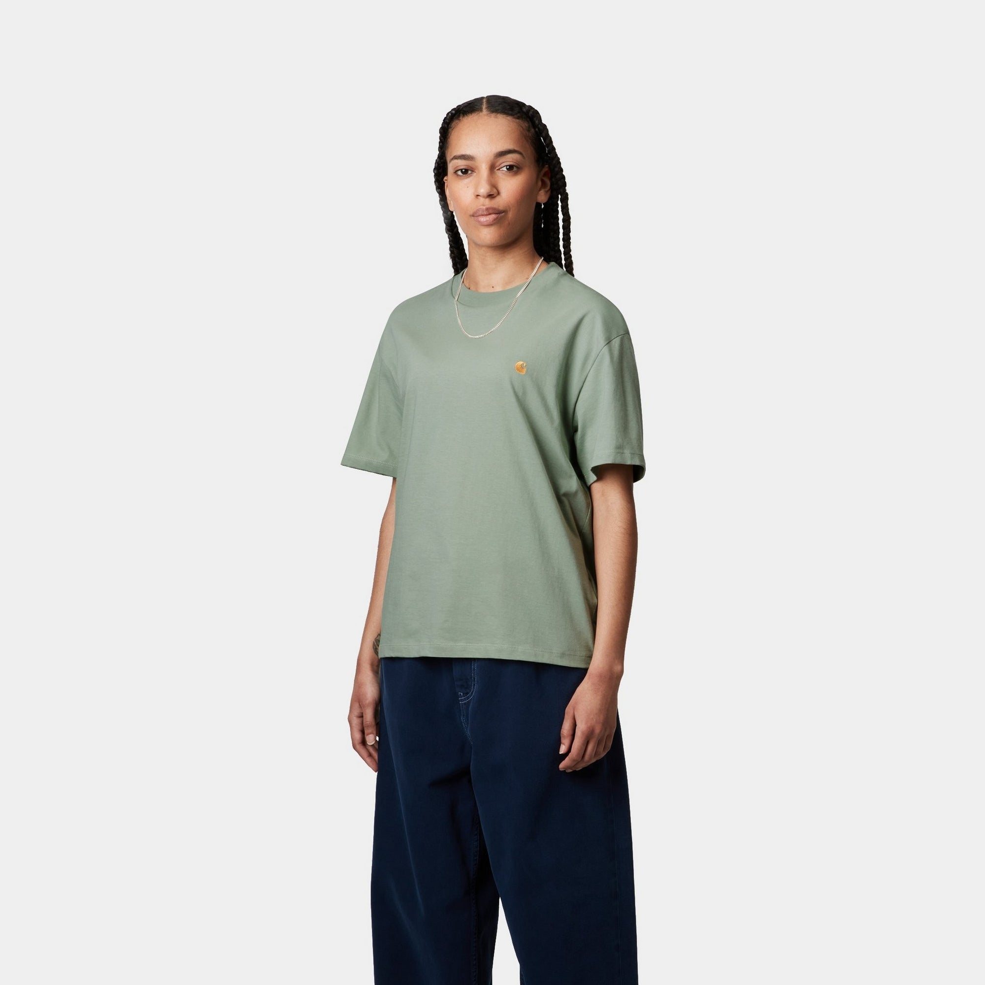 Women's Chase T-Shirt | Frosted Green | Casual Comfort Fit Tee for Everyday Wear & Outings