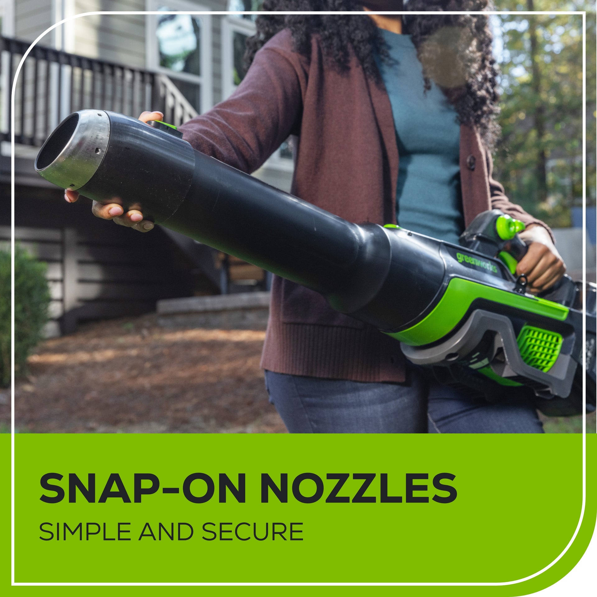 80V 800 CFM Brushless Cordless Leaf Blower with 2.5Ah Battery & Fast Charger - Powerful Yard Cleanup for Leaves, Grass Clippings & Debris | Ideal for Home Lawn Care, Driveway Clearing & Landscaping